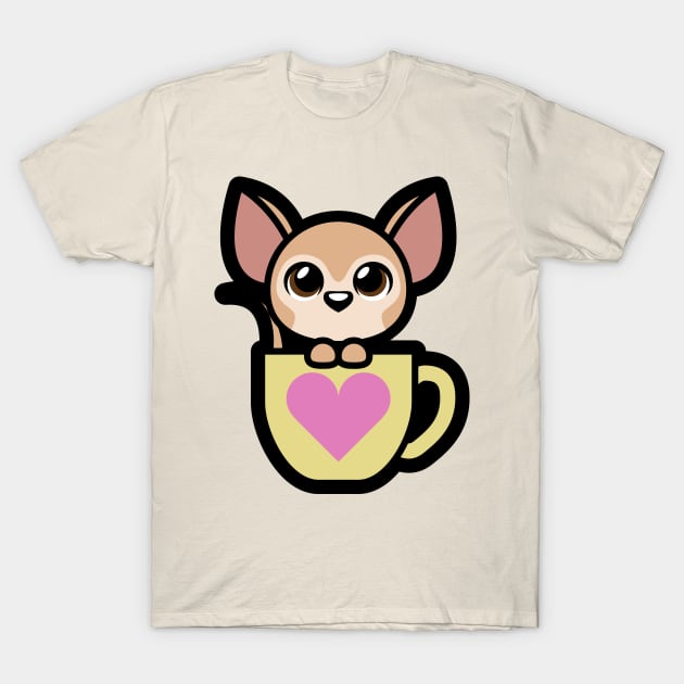 Chihuahua Tooniefied T-Shirt by Tooniefied